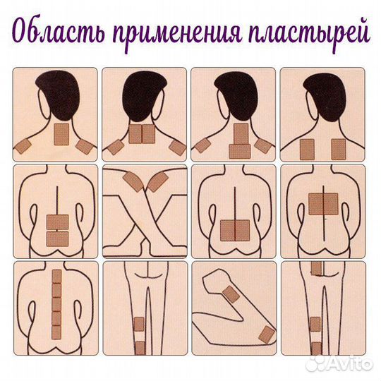 Пластыри обезболивающие китайские 8шт