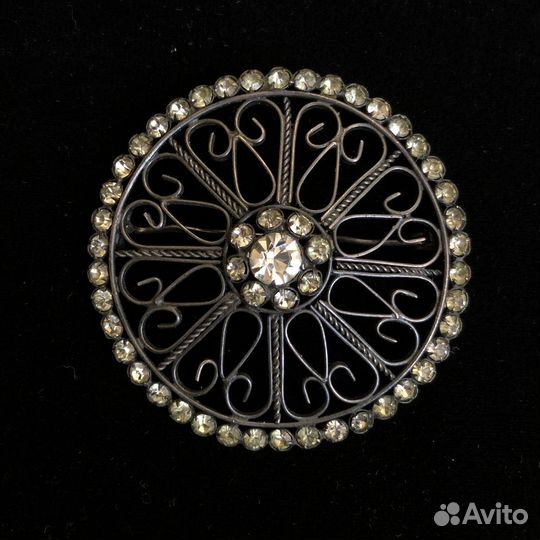 Винтажная брошь. Серебро. Харьков