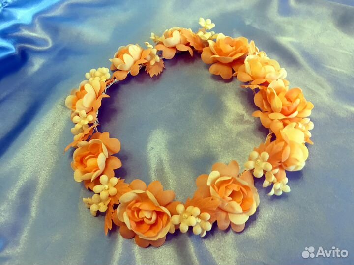Венок для волос ободок на голову нарядный. Новый