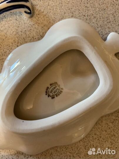 Икорница Гжель