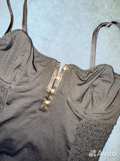 Черное боди виктория сикрет