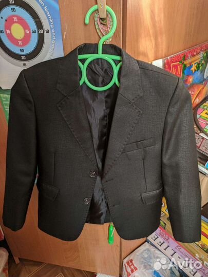 Школьный костюм для мальчика 134-140+ штаны+рубаха