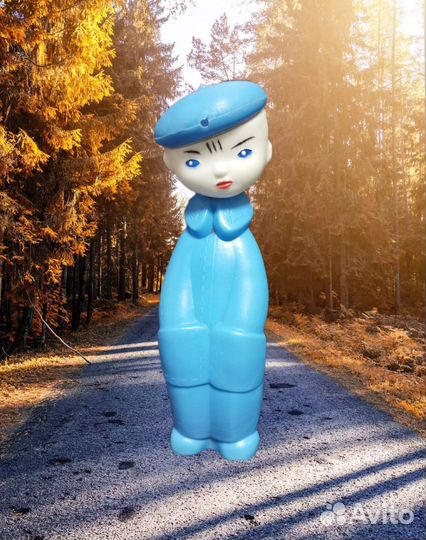 Мальчик в берете и другие, СССР, Охтален, 1970 г