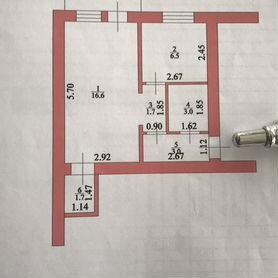 1-к. квартира, 32,5 м², 2/3 эт.