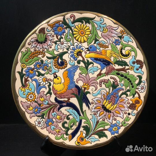 Тарелка декоративная керамика Sevilla