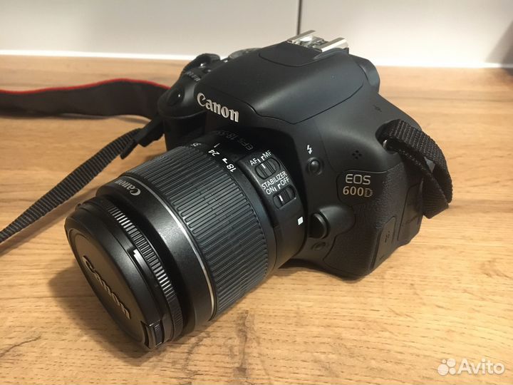Зеркальный фотоаппарат canon 600d (пробег 1562)