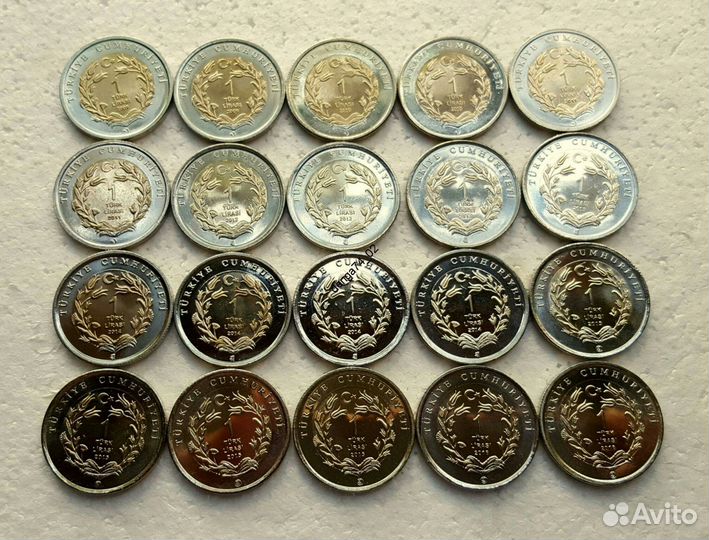 1лира Красная Книга Турция,животные