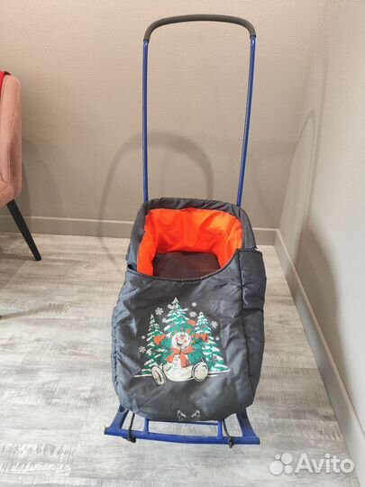 Детские санки коляска