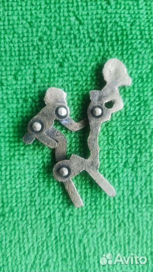 Брелок старинный бронза эротика