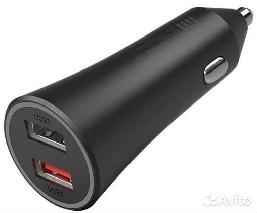 Xiaomi Mi 37W Dual-Port Car Charger Black RU
