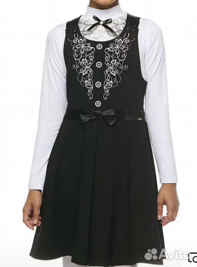 Сарафан + блузка 130 в отличном состоянии