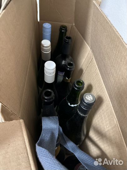 Бутылки из-под шампанского и вина (творчество)