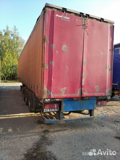 Полуприцеп бортовой МАЗ 9758, 2001