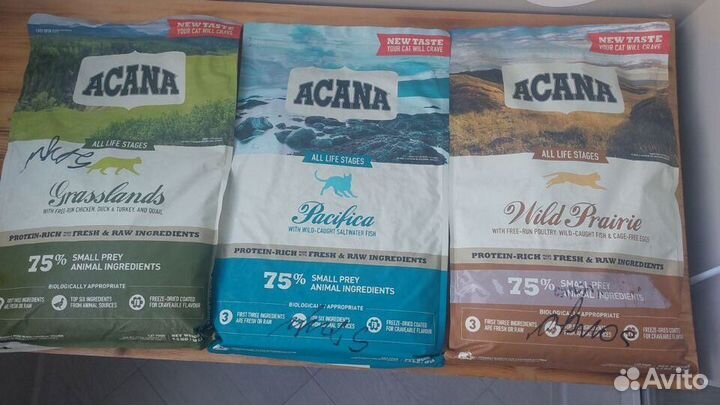 Сухой корм Acana и orijen для собак и кошек