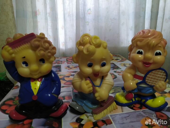 Игрушки СССР совпластитал уборщик красавец