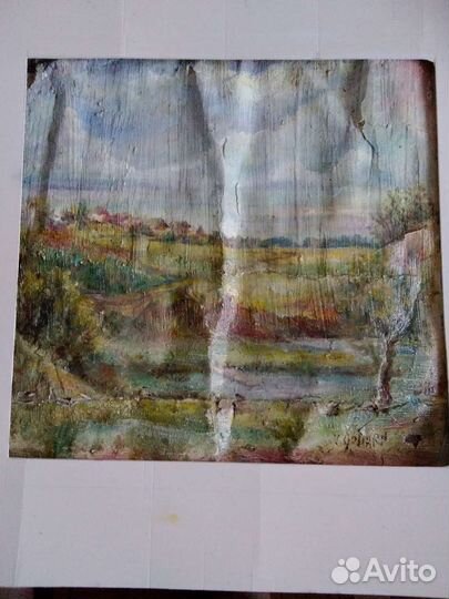 Картина маслом на холсте пейзаж