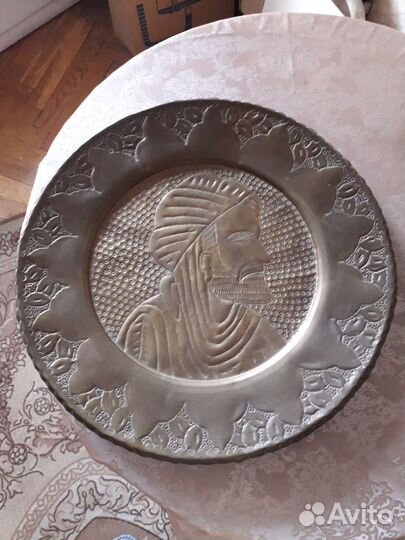 Графин и 6 чаш на подносе