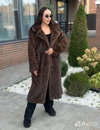 Шуба эко норка