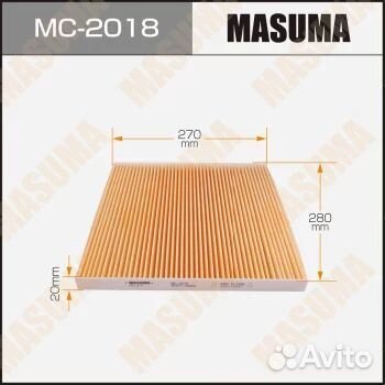 Салонный фильтр masuma MC-2018