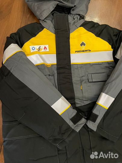 Спецодежда.Костюм рабочий зимний Роснефть