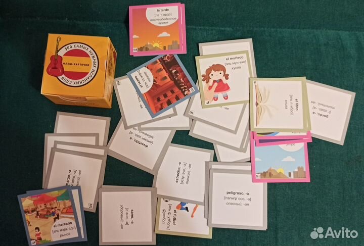Флеш-карточки 500 испанских слов