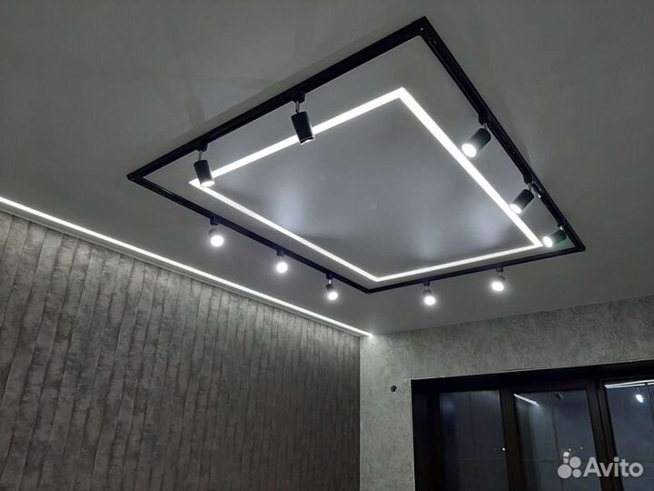 Натяжные Потолки.Люстры