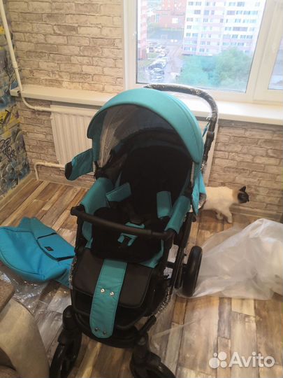 Коляска 3 в 1 Adamex Б/У