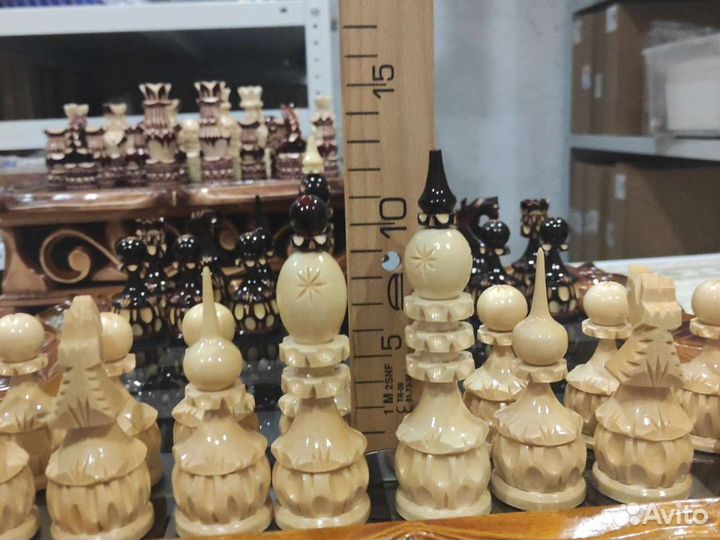 Шахматы фигуры резные ручной работы