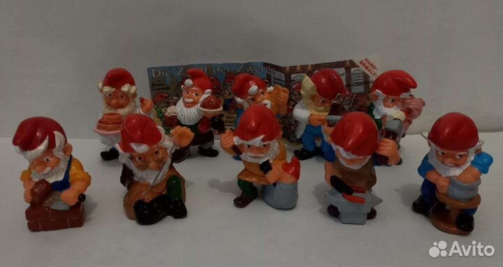 Серии Киндер, пингвины, динозавры, гномы, и др