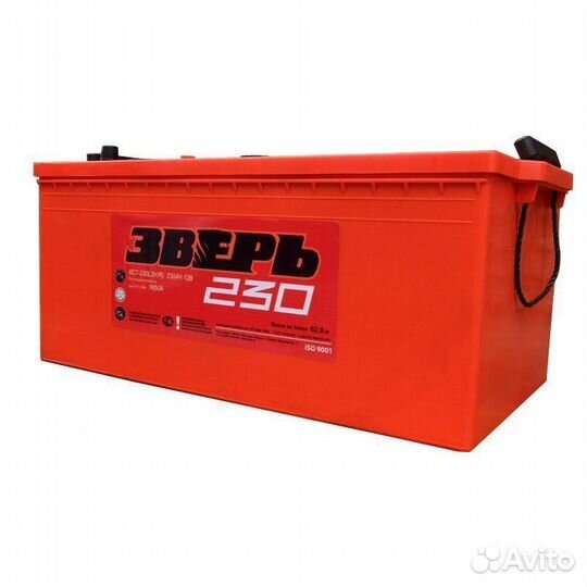 Аккумулятор зверь 230 А/ч R+ 514x274x237 EN1650