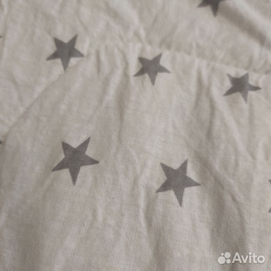 Детское одеяло 110 на 140 с звездами