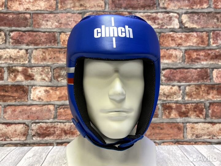 Шлем Боксерский Clinch Olimp синий