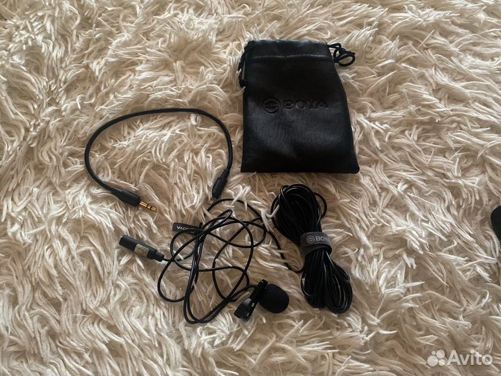 Петличный микрофон boya by-m2