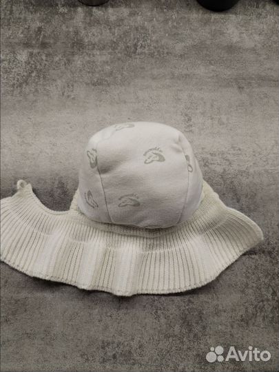 Шапочка Журавлик 38-40 р. для новорожденных