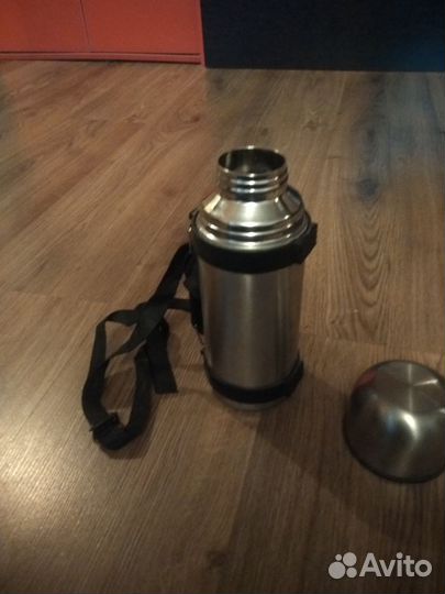 Термос 0,5 литра, металлическая колба