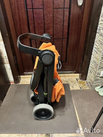 Коляска greentom classic black/orange