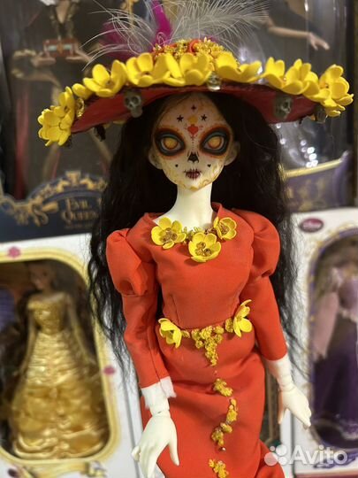 Шарнирная кукла бжд катрина калавера ла муэрте