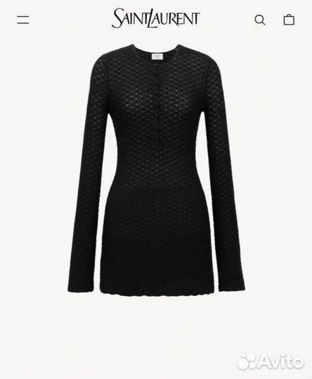 Платье Saint Laurent