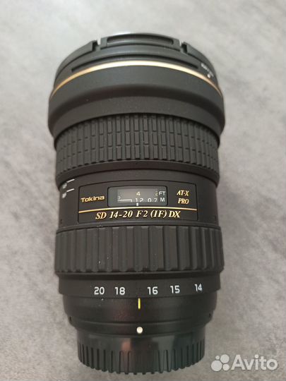 Объектив Tokina AT-X 14-20 F2 PRO DX Nikon F