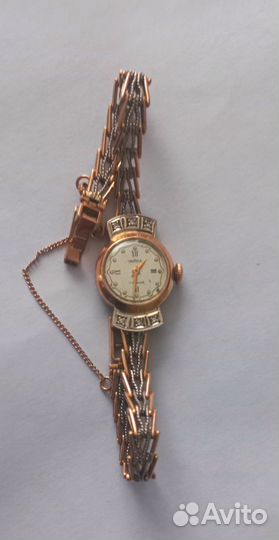 Золотые часы женские СССР