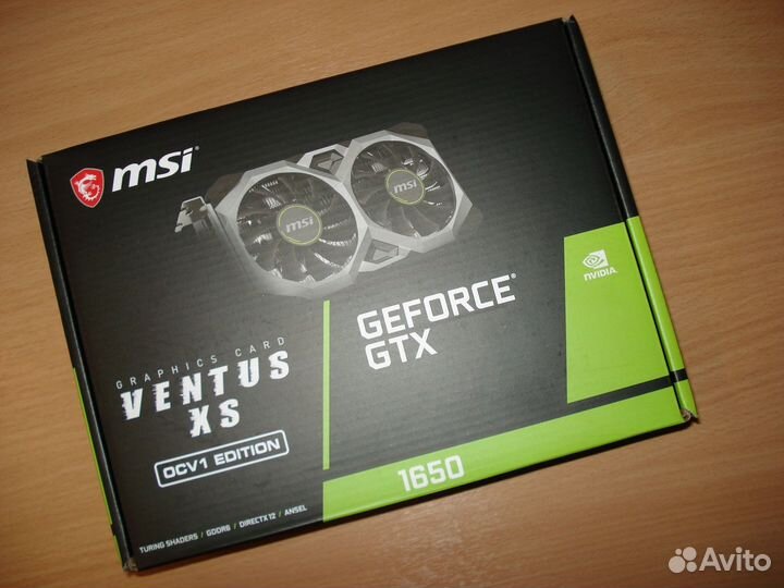 Видеокарта MSI Geforce GTX 1650 Ventus XS OCV1 4 г