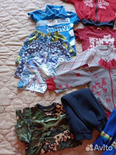 Вещи пакетом на мальчика 92 98