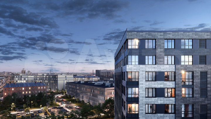 1-к. квартира, 58,3 м², 1/10 эт.