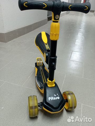 Самокат-беговел 2в1