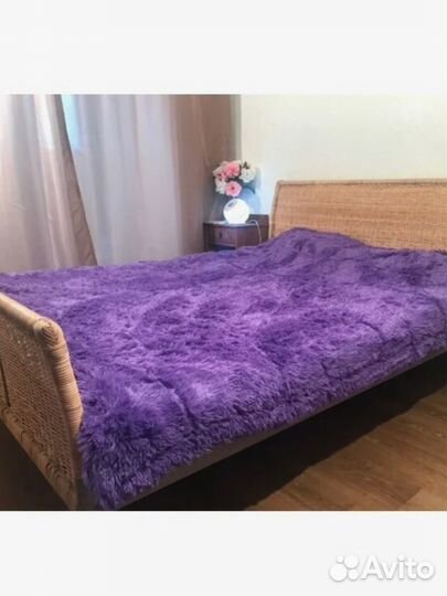 Плед травка бу