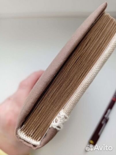 Блокнот ручной работы с вышивкой винтаж