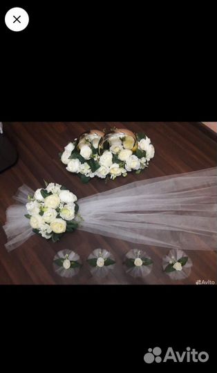 Кольца на машину свадебные