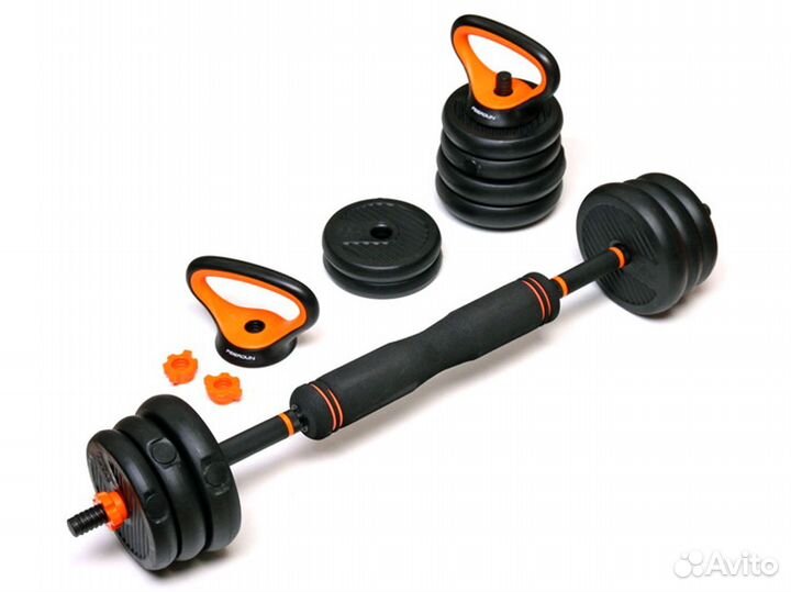 Набор для тренировок, 5 в 1, 20 кг, FED-130210