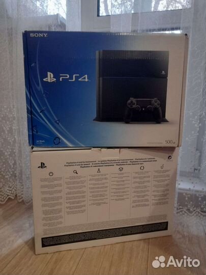 15 коробок из под ps3, ps4 fat и ps4 slim