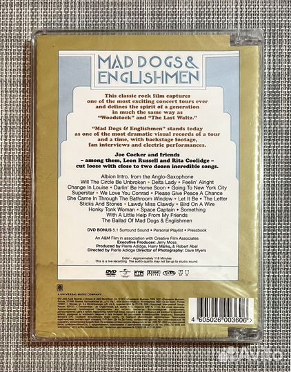 Joe Cocker - Mad Dogs & Englishmen DVD Rus